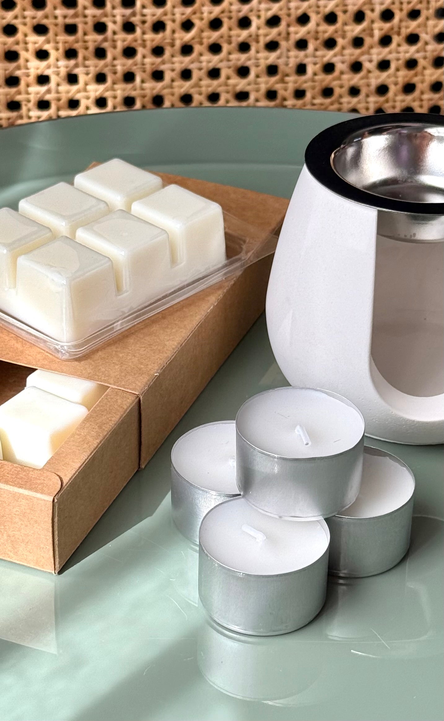 Pack Ritual de Aroma: Quemador Artesanal + Esencia + Velas